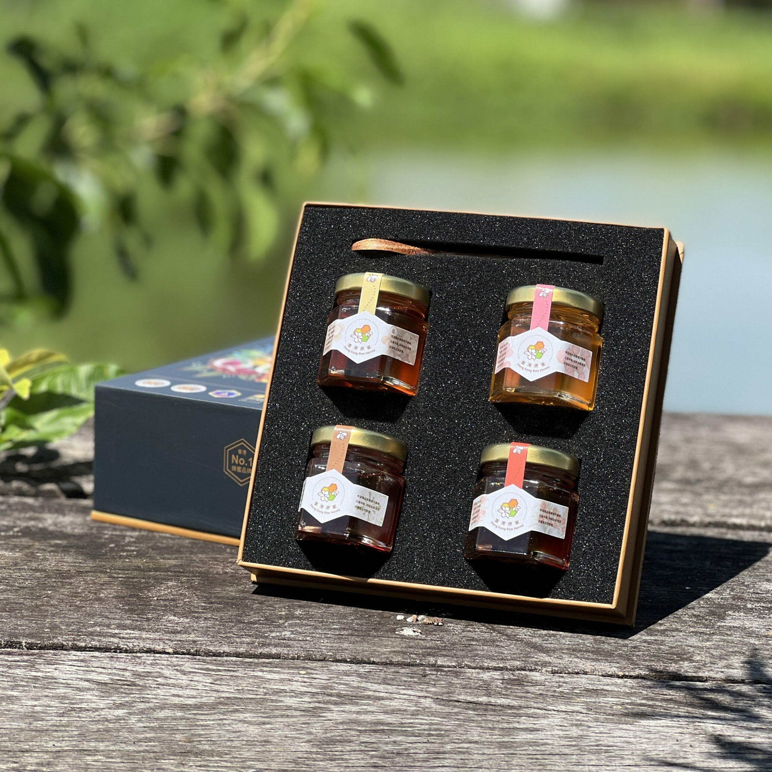 【香港原蜜】原蜜品蜜裝 (龍眼、荔枝、鴨腳木原蜜和桉樹原蜜) 各50g - undefined